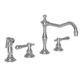 Newport Brass Kitchen Faucet With Side Spray in Stainless Steel, Pvd 973/20